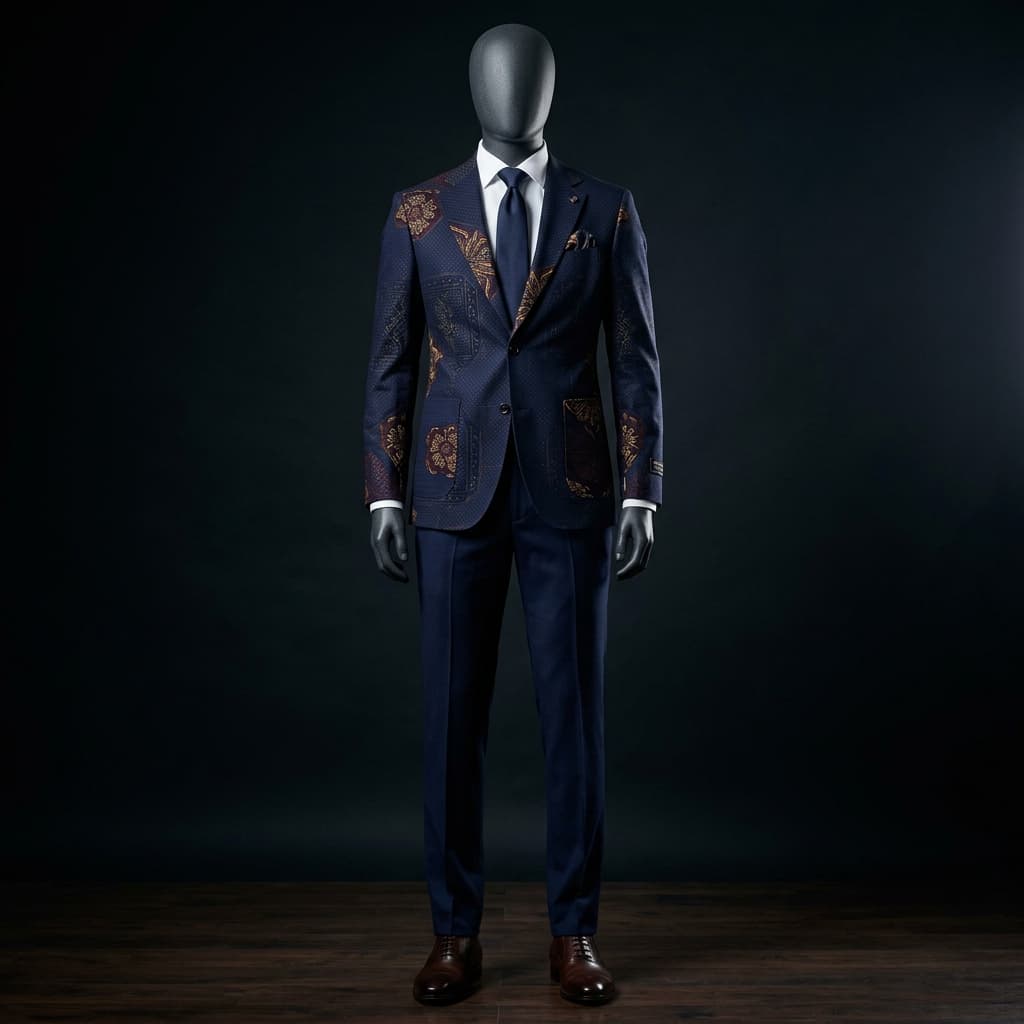 Ankara Blazer — Navy